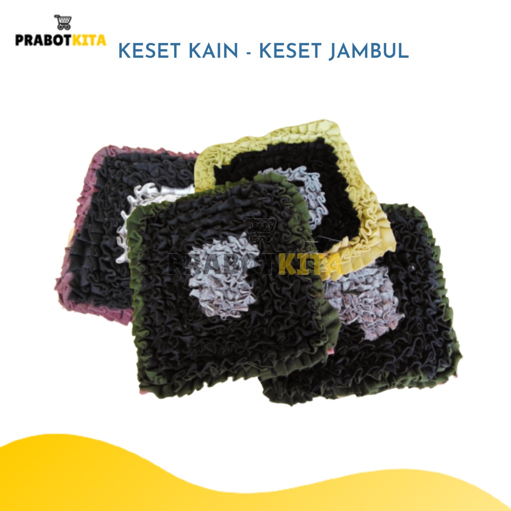 KESET KAKI - KESET JAMBUL KOTAK / KESET KAIN / KESET LANTAI RUMAH MURAH ANYAM