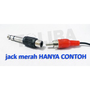 converter konektor jack mic 6,5 mm akai male KE rca 3,5 mm female 1-1