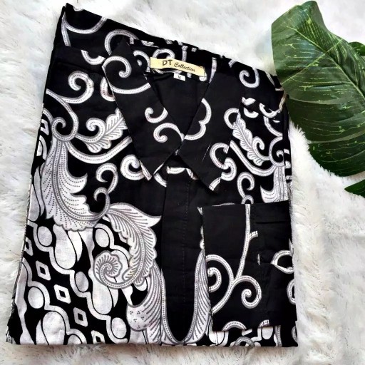 Cod - Dt Ollshop - Kemeja Batik Pria Lengan Panjang Pekalongan Bahan Katun Formal