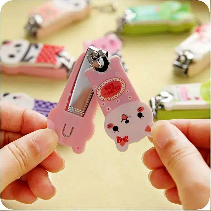 GUNTING KUKU KARAKTER MINI LUCU - JEPIT KUKU MOTIF - JEPIT KUKU MINI, CUTE NAIL CLIPPER MANIKUR