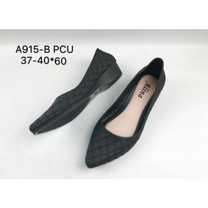 Sepatu Lancip Import A915 Jellyshoes Wedges