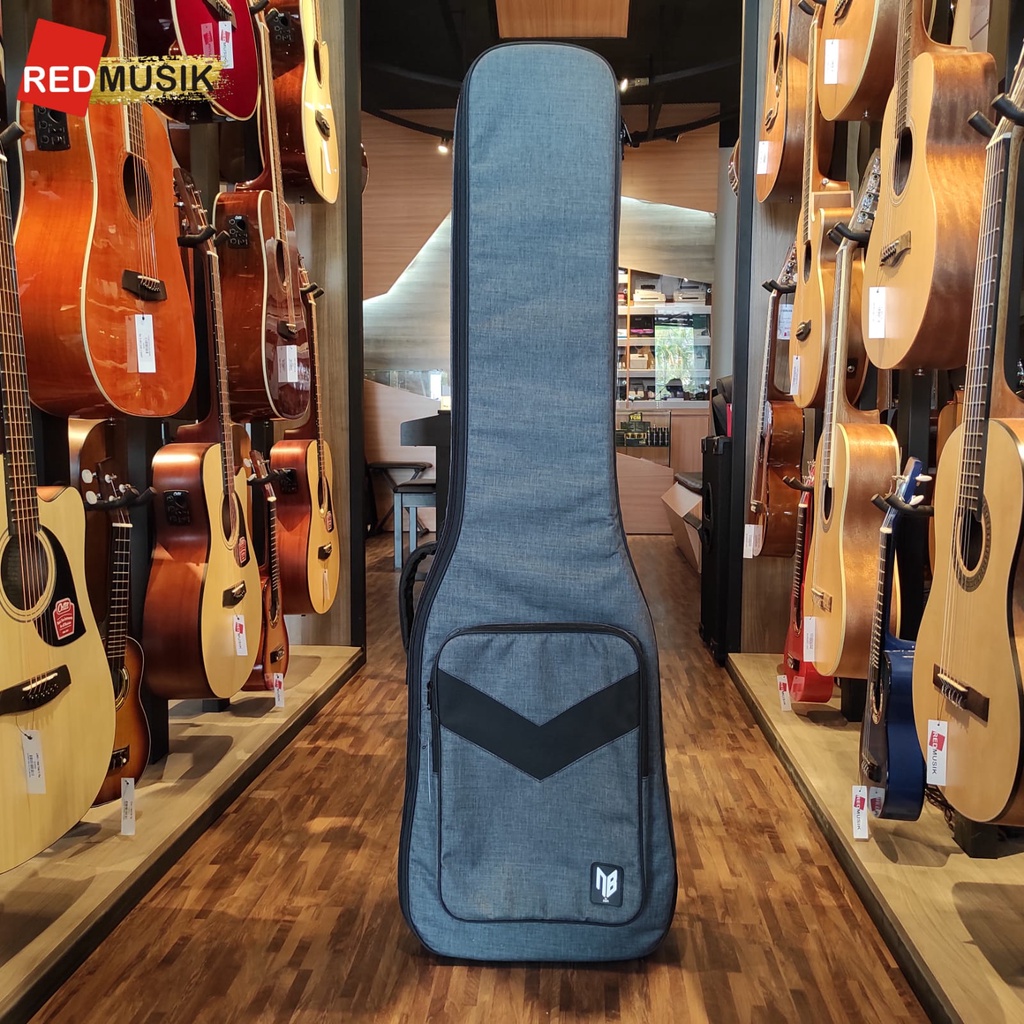 Tas Gitar Bass Elektrik NB Style Case by DBM Original Gigbag Bass