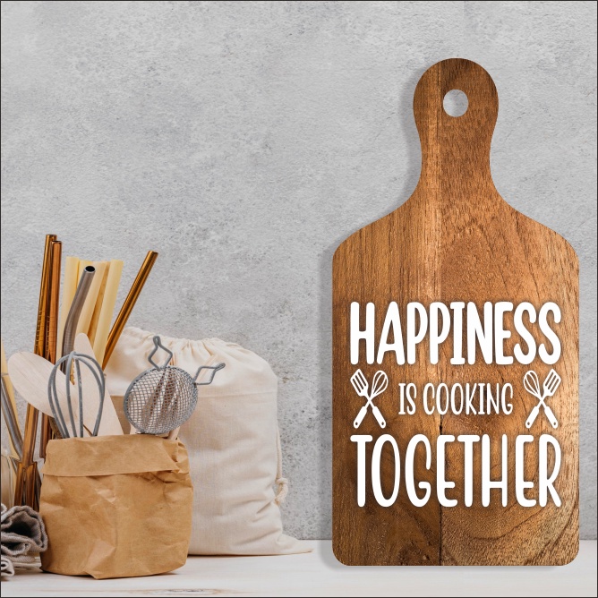 Hiasan Dinding Poster Kayu Ukir Talenan Wall Decor Caffe Quotes IDEC187