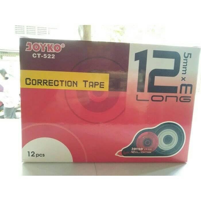 

Correction tape Joyko CT 522 (5mm x 12m)