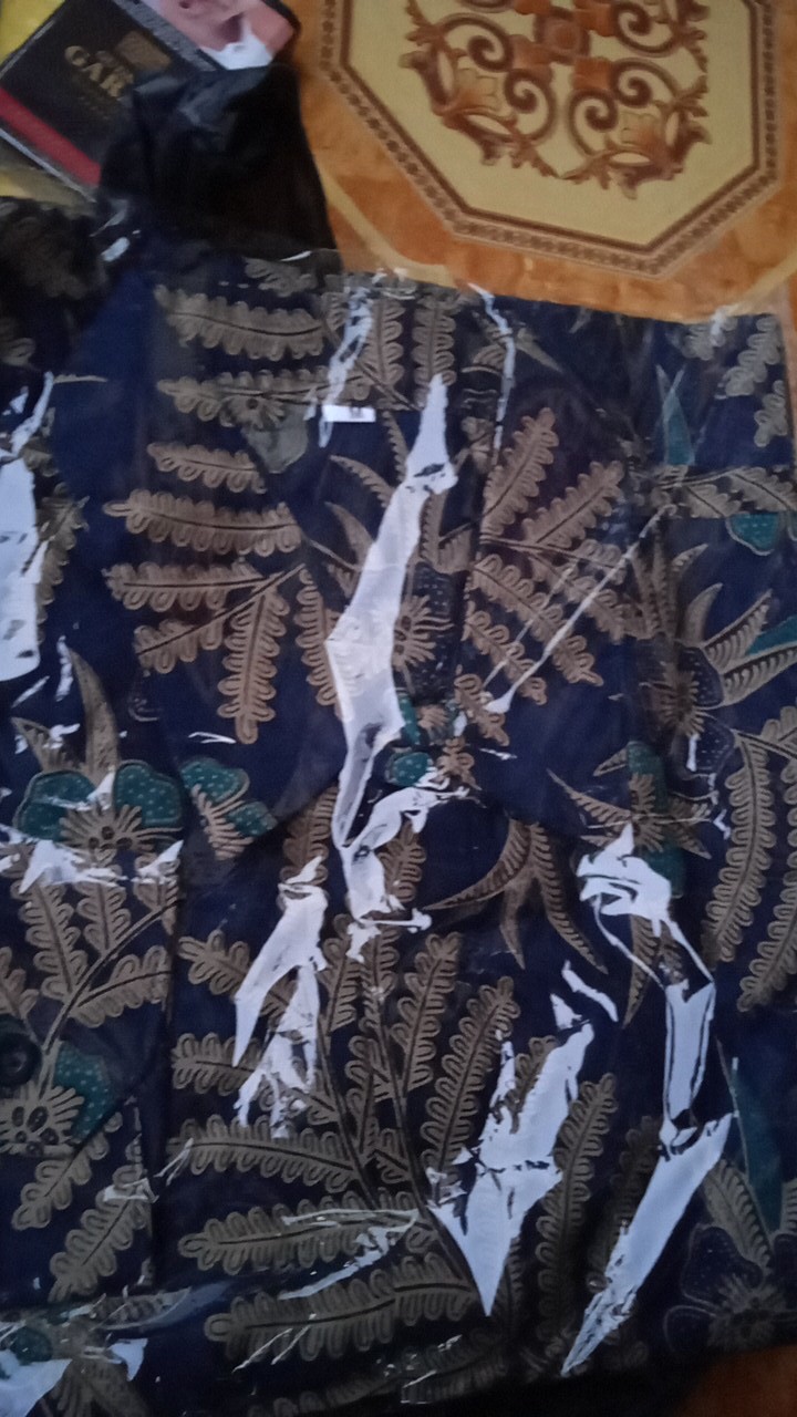 New Arrival Distro Batik Pria Original Bordir Sogan Hrb026 Batikaf Notoarto Kemeja Batik Slimfit