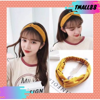 ♥TMALL88♥ Bandana Wanita H49 Style Korea / Bandana Rajut Aksesoris Wanita Karet Bando