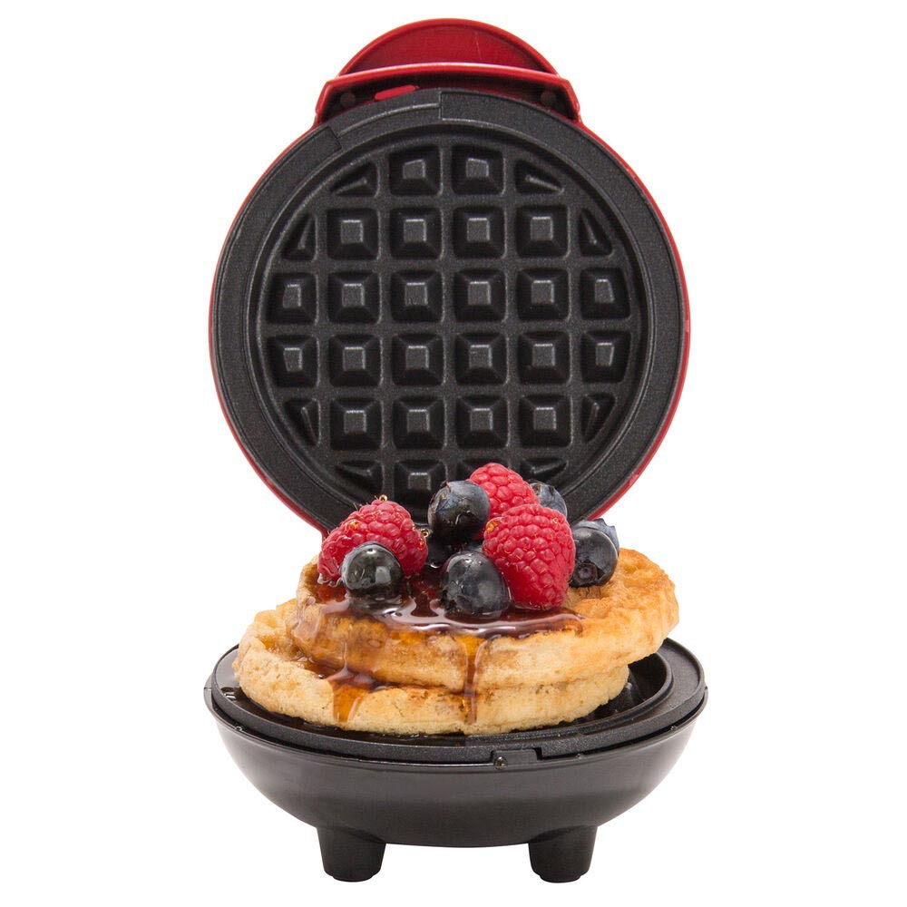 Mini Maker Waffle Elektric - Pembuat Waffle, Kentang, Paninis, Pizza