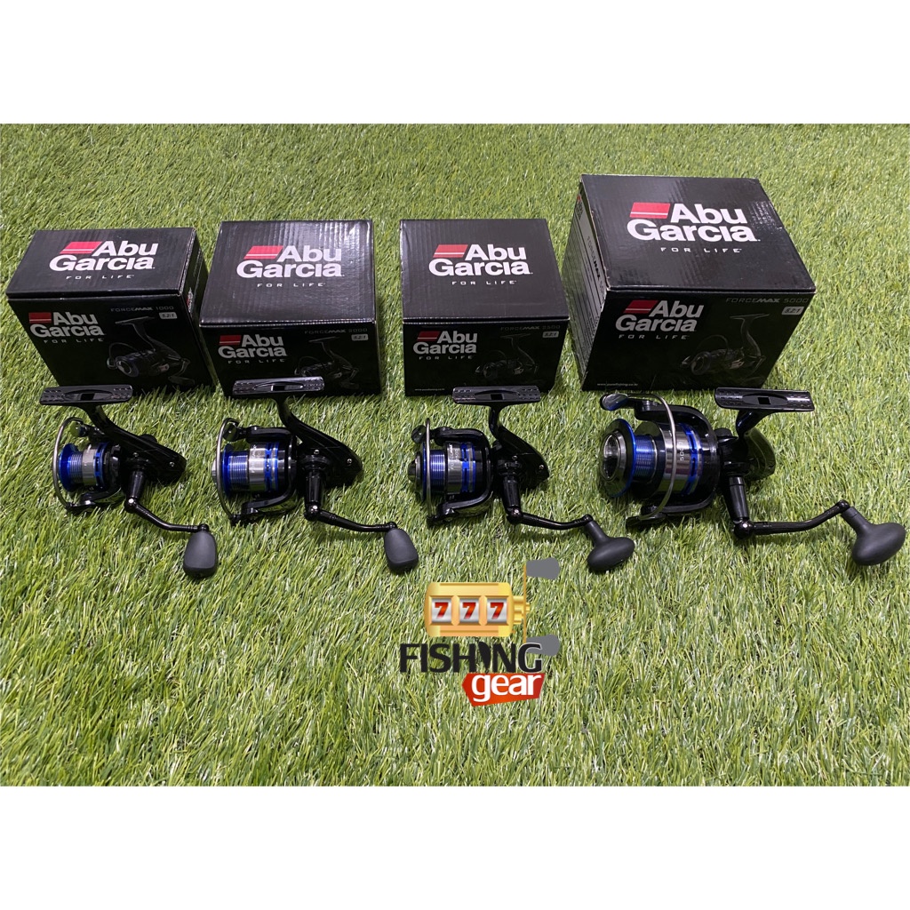 ABU GARCIA FORCEMAX 1000 - 5000 SPINNING REEL BELUM POWER HANDLE