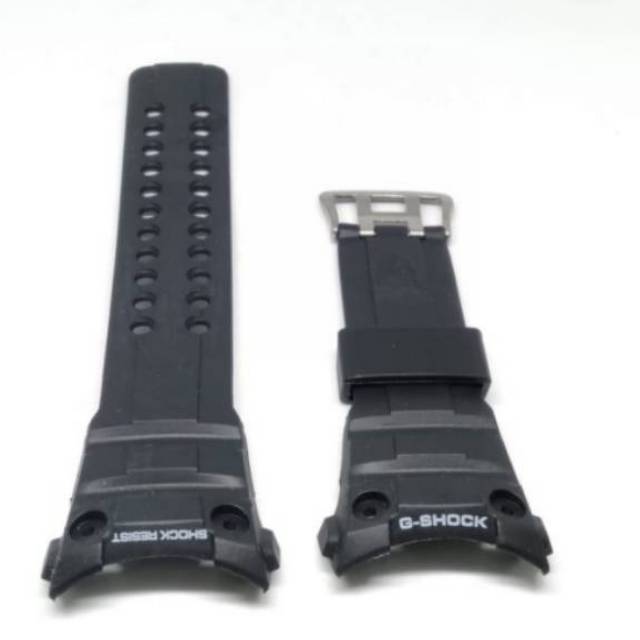 Tali Jam Tangan Casio GWN1000B GWN-1000B RUBBER STRAP JAM CASIO GWN-1000 WARNA HITAM
