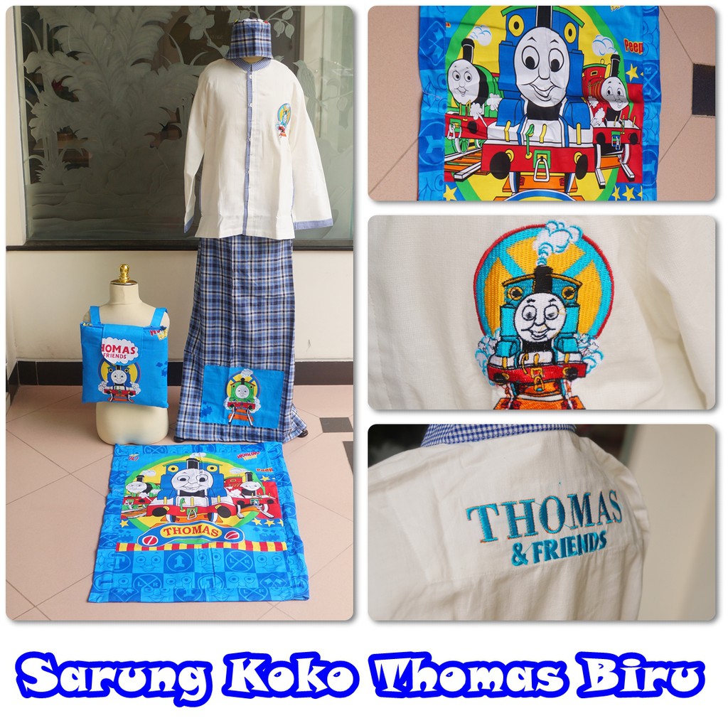 Baju Koko Anak Thomas Biru ( BAJU NYA SAJA )