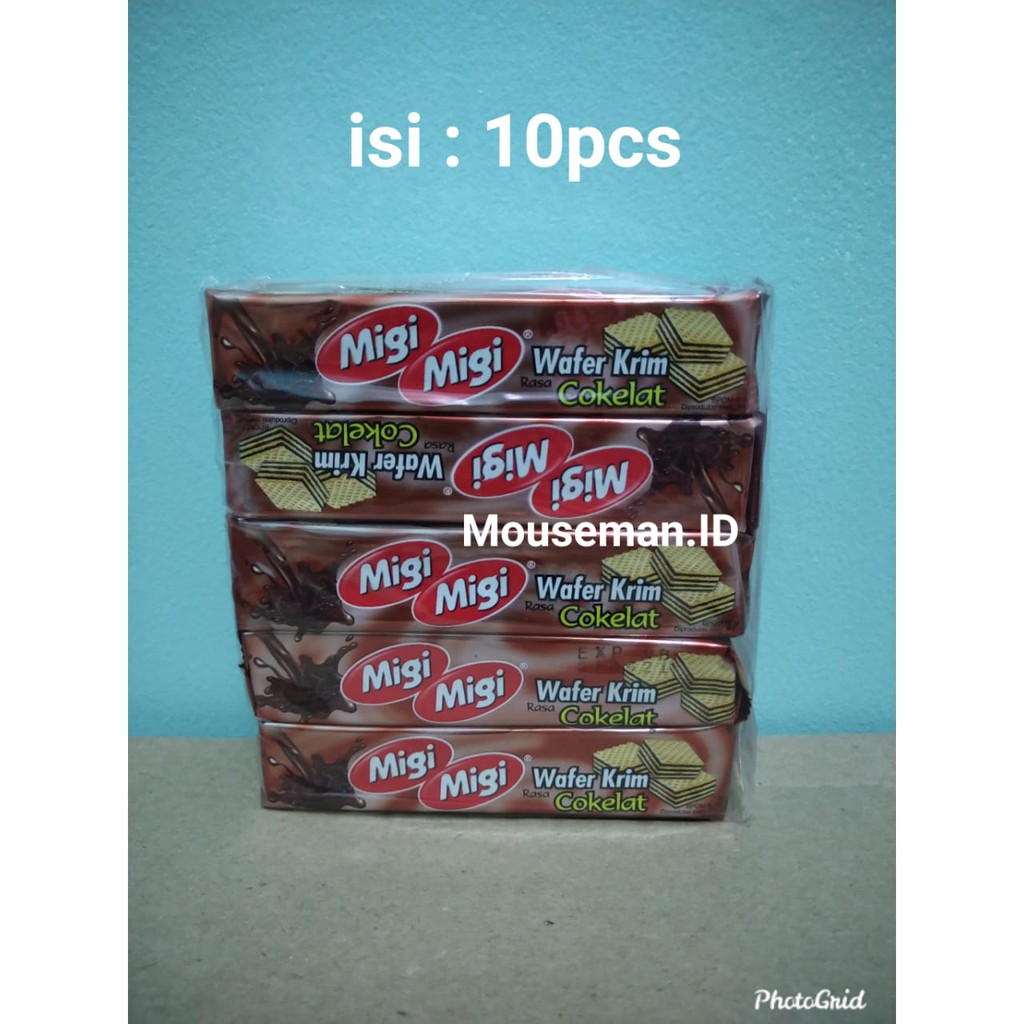 

MIGI MIGI WAFER COKLAT MURAH 10 pcs x 11g 1 Pack