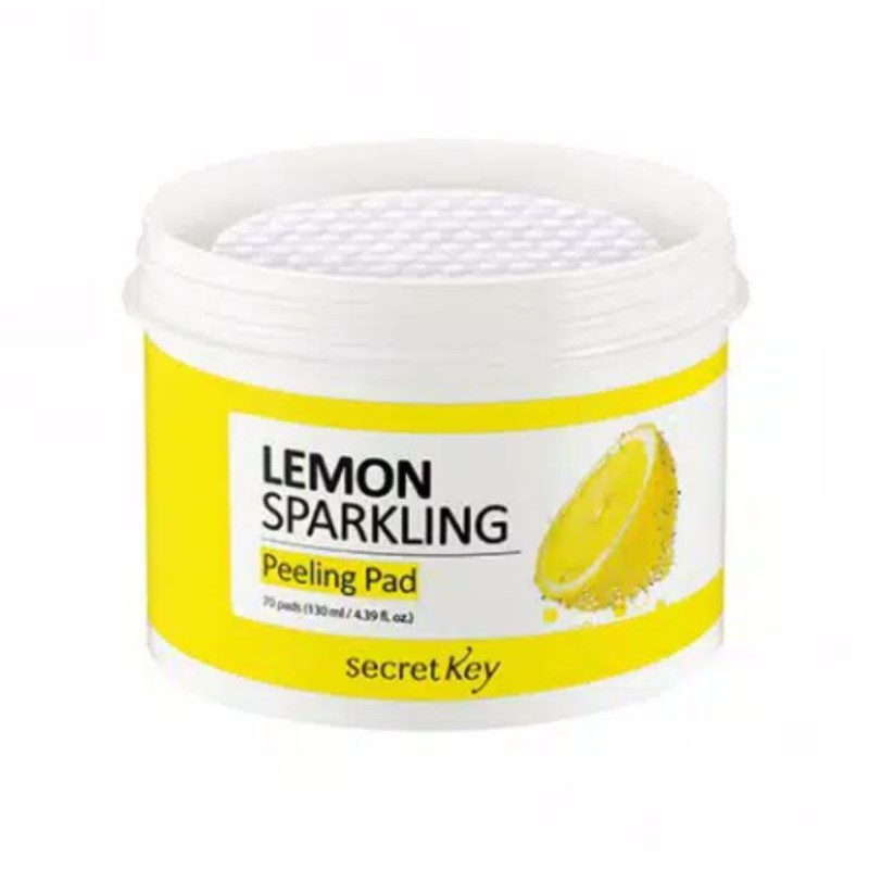 secret key lemon sparkling peeling pad - 130 Ml