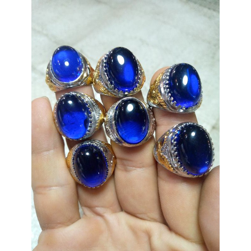 Batu cincin king safir natural