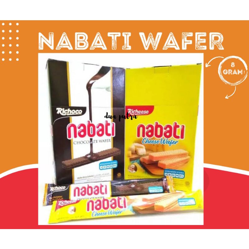 

nabati wafer @500 8gr (1 pack isi 20pcs)