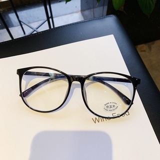 COD❤️Kacamata Anti Blue Light Bentuk Bulat Optik Frame Bulat Transparan Fashion Korea Gaya Vintage Untuk Wanita Pria Anti Radiasi