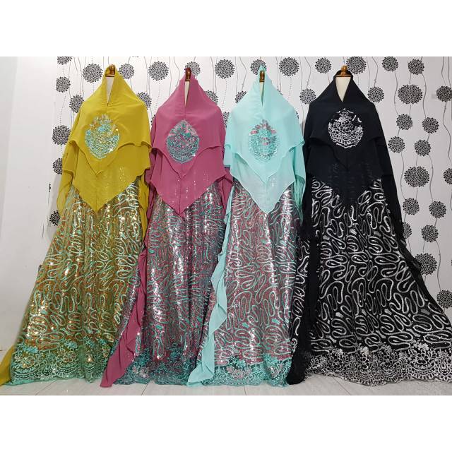 Gamis set jodha syari