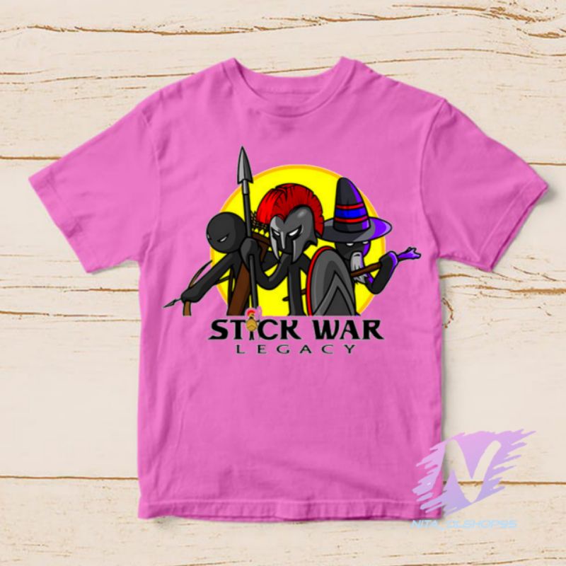 kaos anak stickman legacy warrior baju stickwar