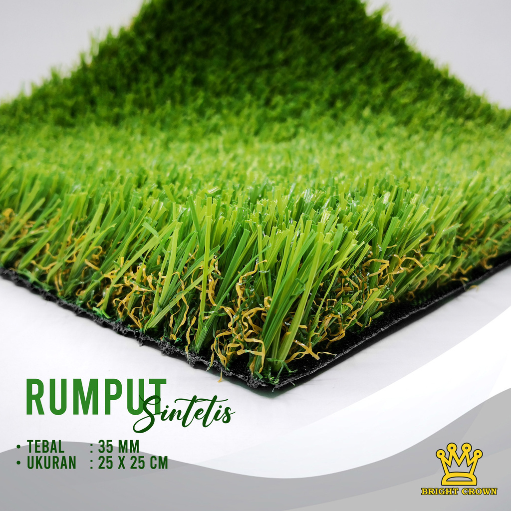 Jual Bright Crown Karpet Rumput Sintetis Palsu Uk X Cm Tebal Mm Tebal Lapangan Golf Futsal