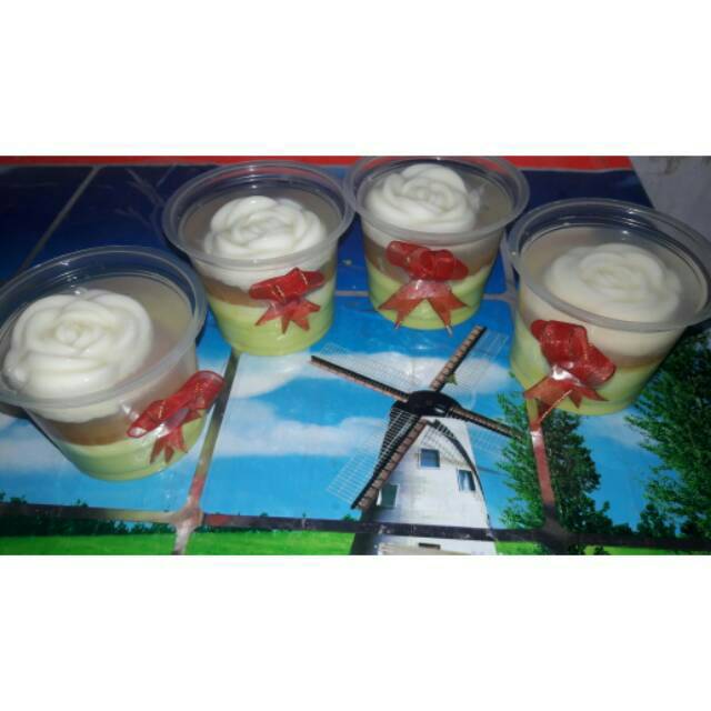 

Open PO Pudding Busa Karakter Bunga bawah ada Regal cup 200 ml