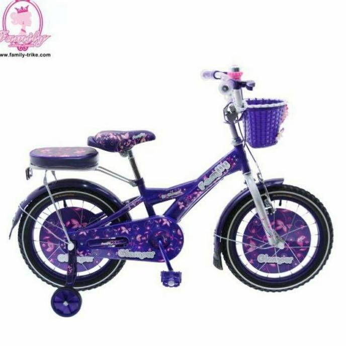 Sepeda anak perempuan 16 inch Family Glamour
