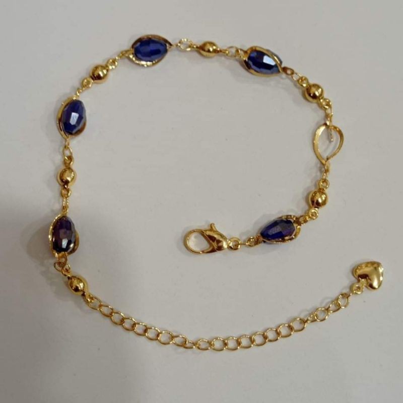 gelang tangan dewasa batu Permata ungu