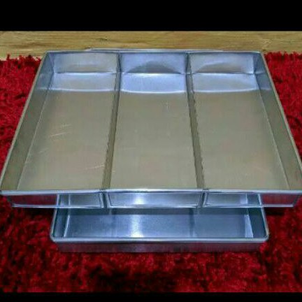 Loyang sekat brownies loyang kotak