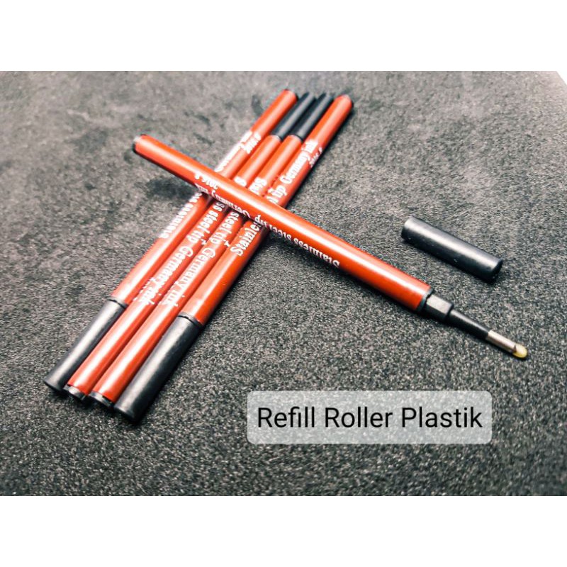 

Refill Rollerball Plastik, Isi Pupen roller, Refil bulpen Rol, Bolpen Roller Grosir