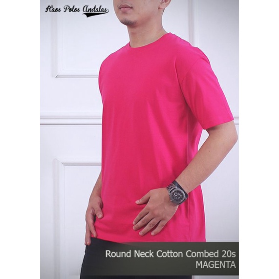 KAOS POLOS COTTON COMBED 20S LENGAN PENDEK  SERI WARNA 4