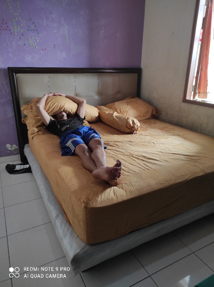 Sprei Full Cotton Organic - Katun Jaquard Asli Ukuran King - 180x200 Tinggi 30cm Bantal 4 & Bantal 2