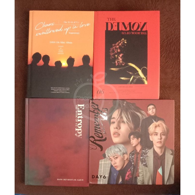 ALBUM ONLY DAY6 REMUS FF ENTROPY SWEET THE DEMON MIDDAY NEGETROPY ONE&