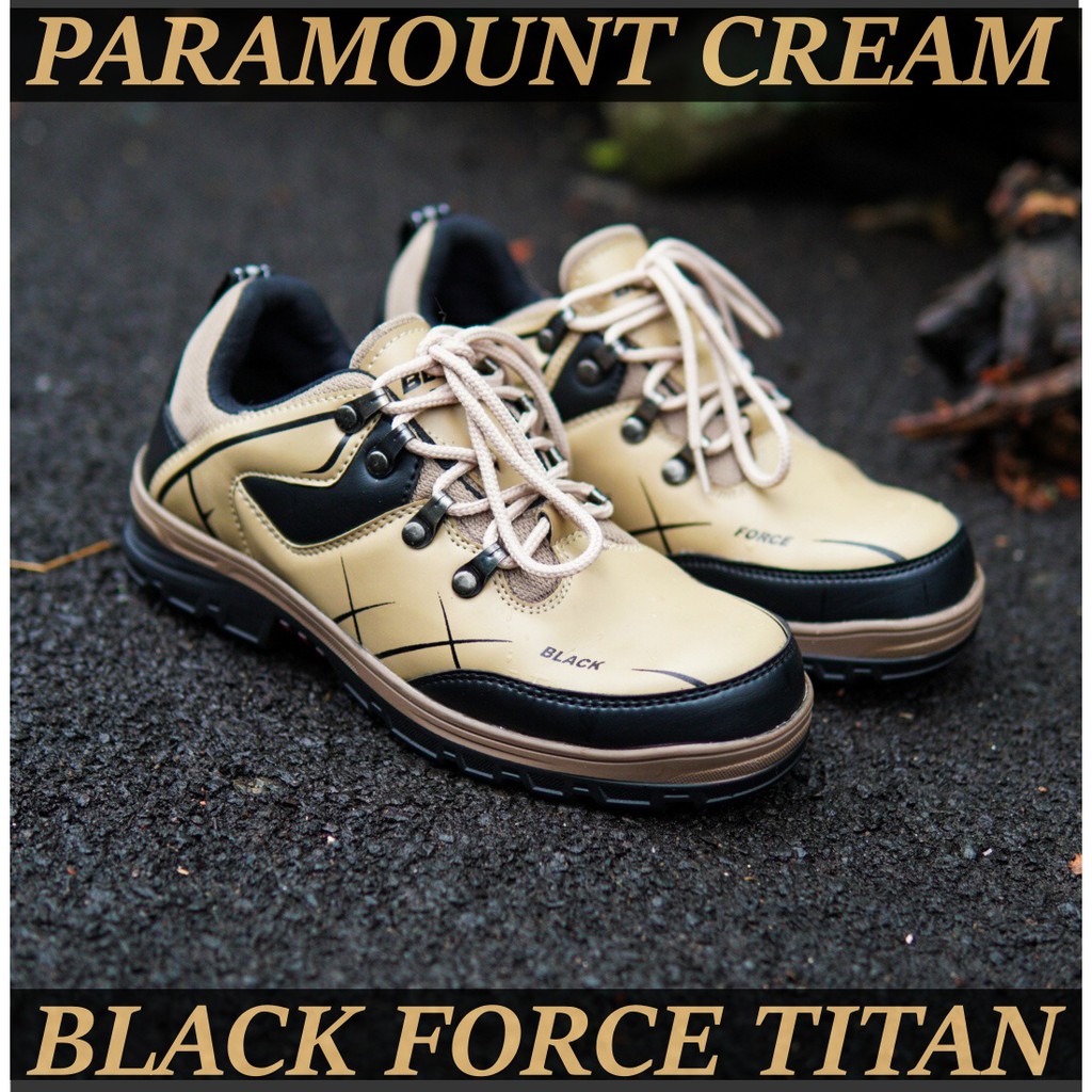 Sepatu boot hiking black forc Paramount septi sepatu gunung boot murah- sepatu olahraga pria kerja