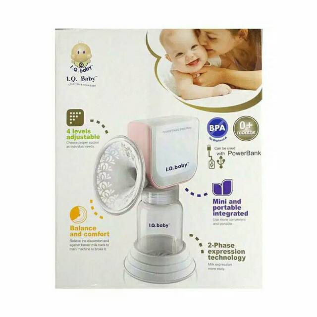 IQ Baby Manual Breast Pump Mini and Portable Integrated Pompa Asi