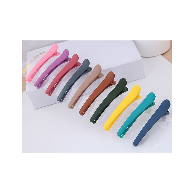 LRC Jepit Rambut Fashion Color Scrub Duckbill Clip A58041