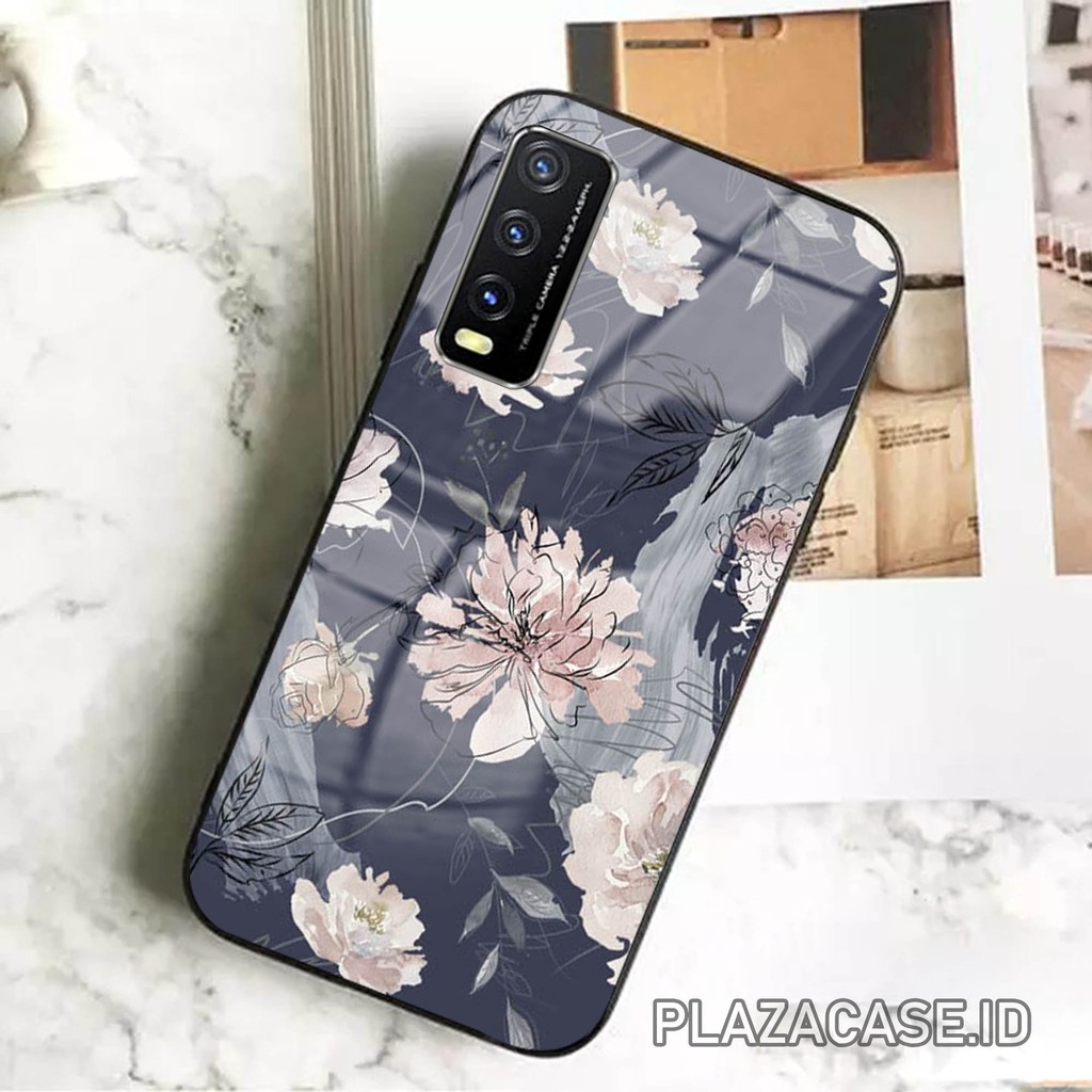 Hand Drawn Flower [K95] for Y12s Y20 Y20S V20 V20SE Y30 Y50 Y12 Y91 Y93 Y95 Y91C Y71 Y53 Y81 S1 V9