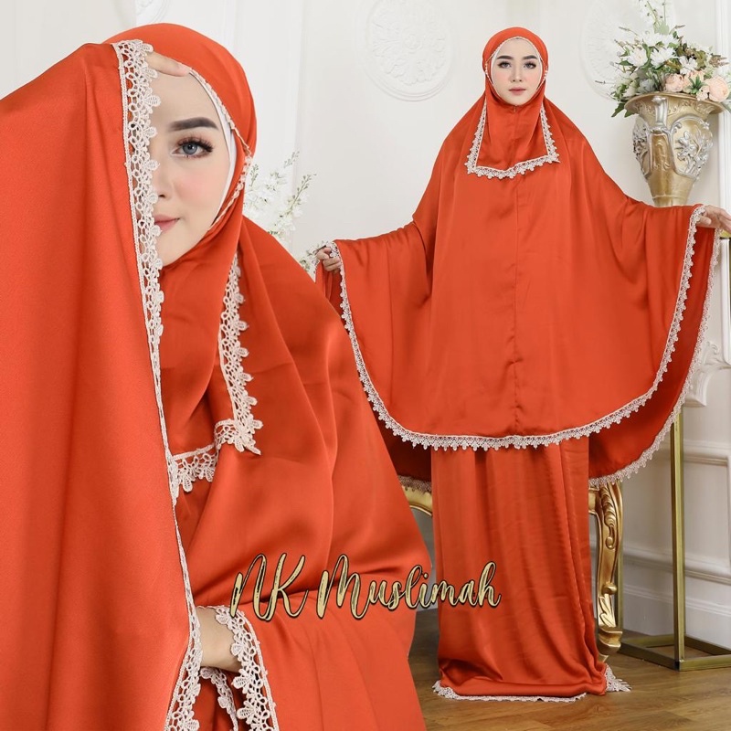 Mukena NK Muslimah ,Mukena modern, Mukena sholat, Mukena Lebaran