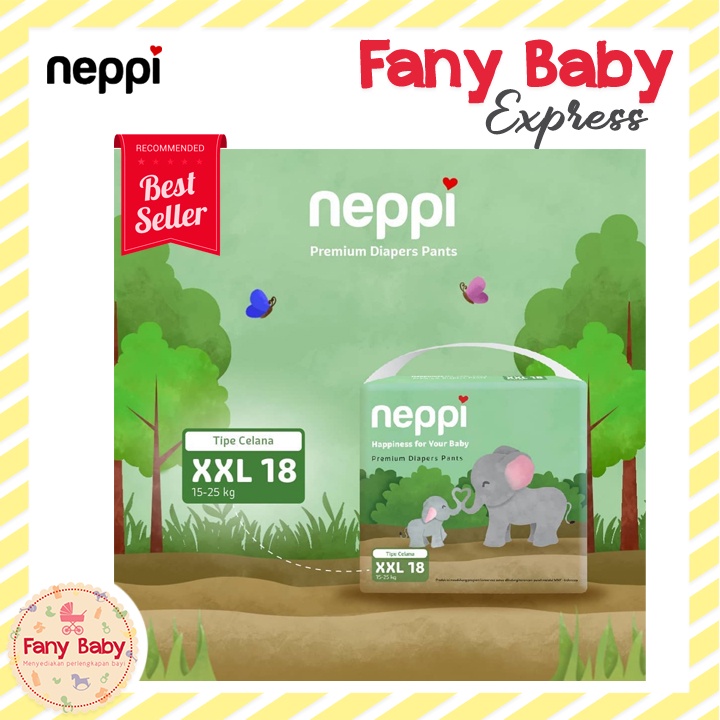 NEPPI BABY DIAPERS PANTS M / L / XL / XXL - POPOK CELANA