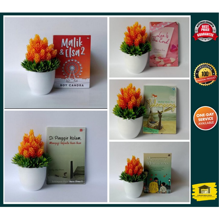 PAKET 5 BUKU Novel Malik & Elsa 2 - Boy Candra