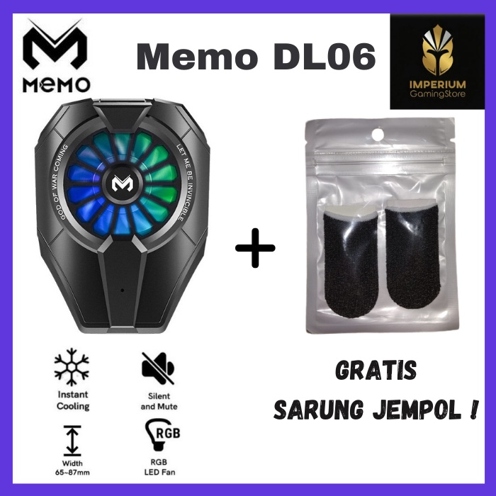 Memo DL06 Fancooler Radiator Gaming Cooler For Mobile Phone