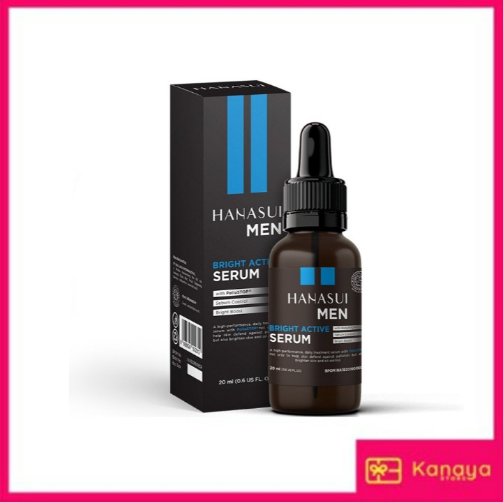 (BISA COD) Hanasui Men Bright Active Serum