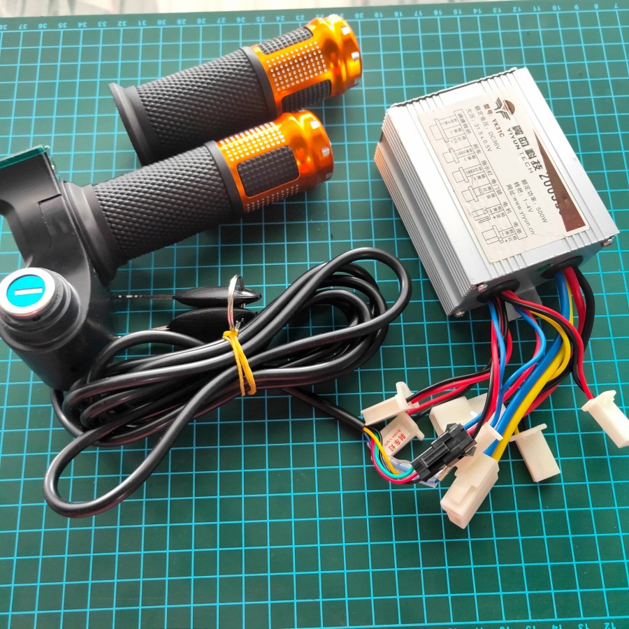 paket controller brused 36V 500w brushed sepeda motor listrik