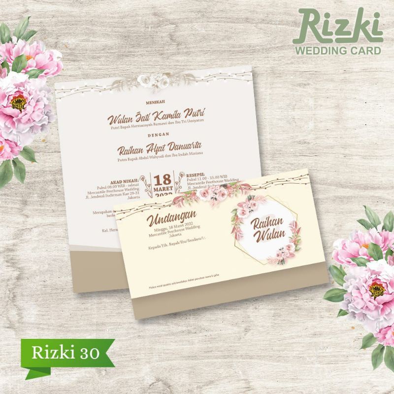 BLANKO UNDANGAN RIZKI 30