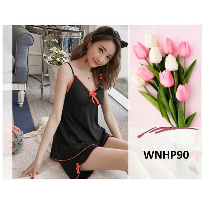 Termurah Baju Tidur Wanita - Baju Tidur Tanktop Renda