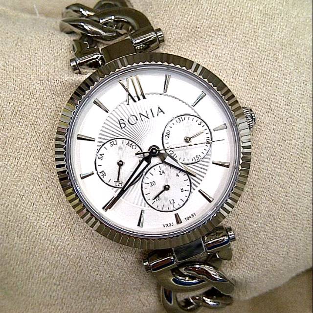 JAM WANITA BONIA B10431 SILVER ORIGINAL