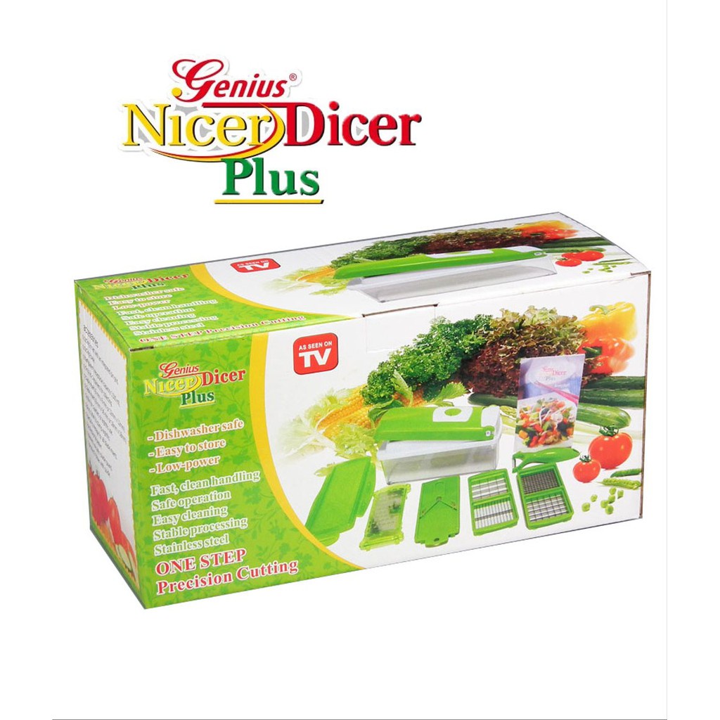 GENIUS NICER DICER PLUS - ONE STEEP PRECISION CUTTING