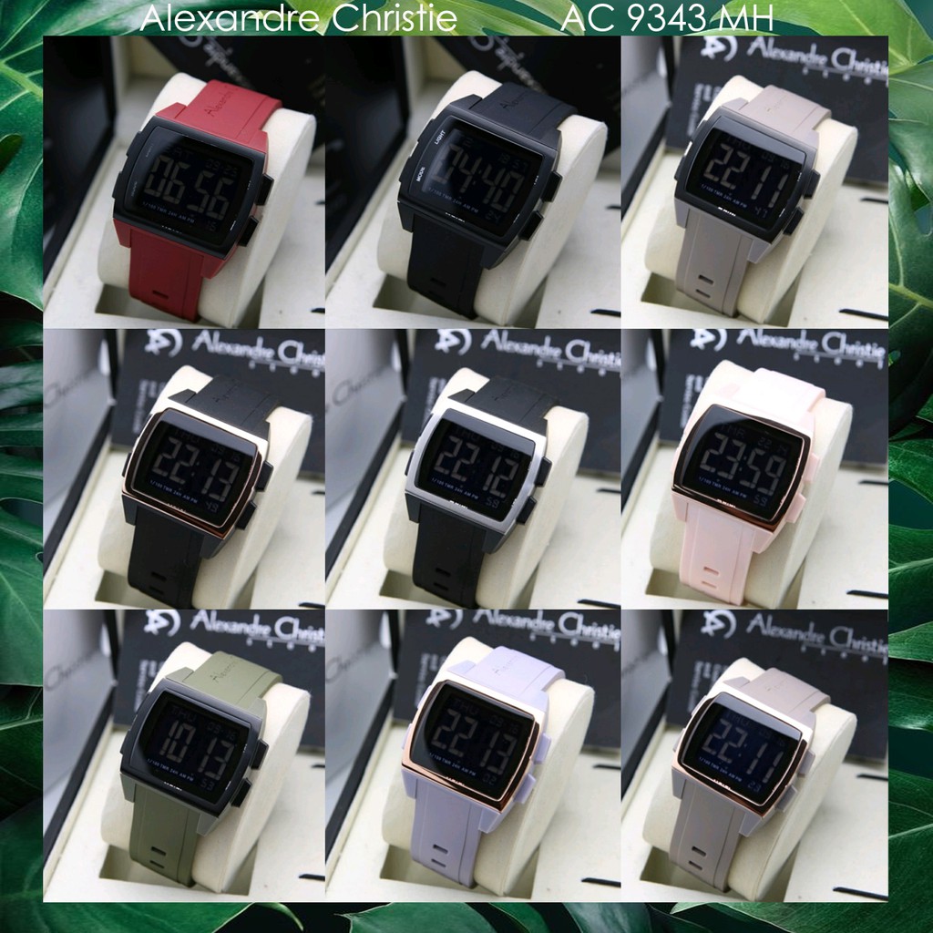 Alexandre Christie Ac 9343 / Ac9343 Jam Tangan Digital Original