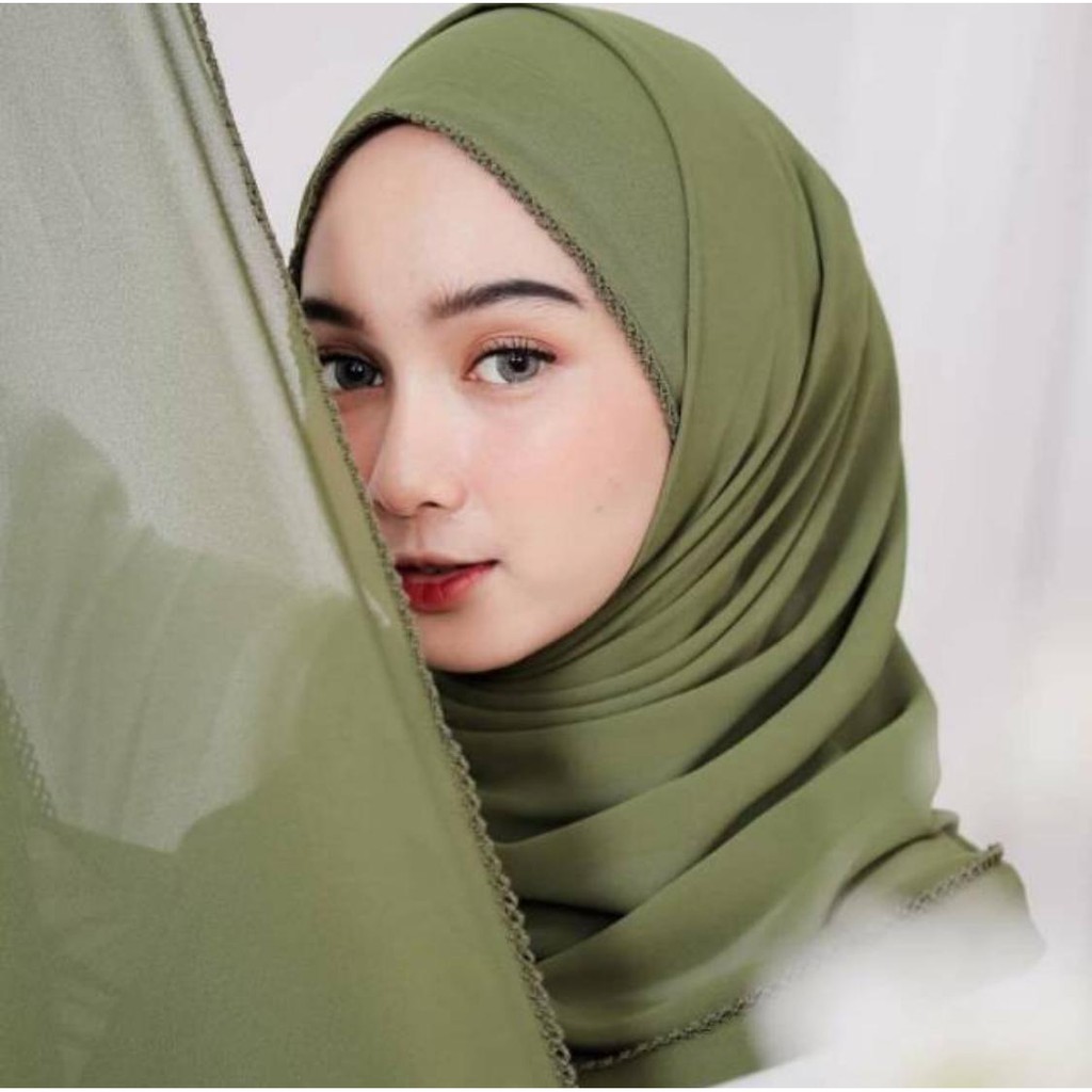 PASHMINA HEAVY CHIFFON CROCHER/ PHASMINA BABYDOL