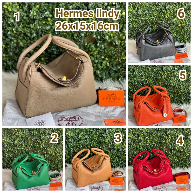 Jual H Lindy 26 cm Original Togo Leather Full Handmade Quality - Vert Amande  - Jakarta Utara - Milantojkt