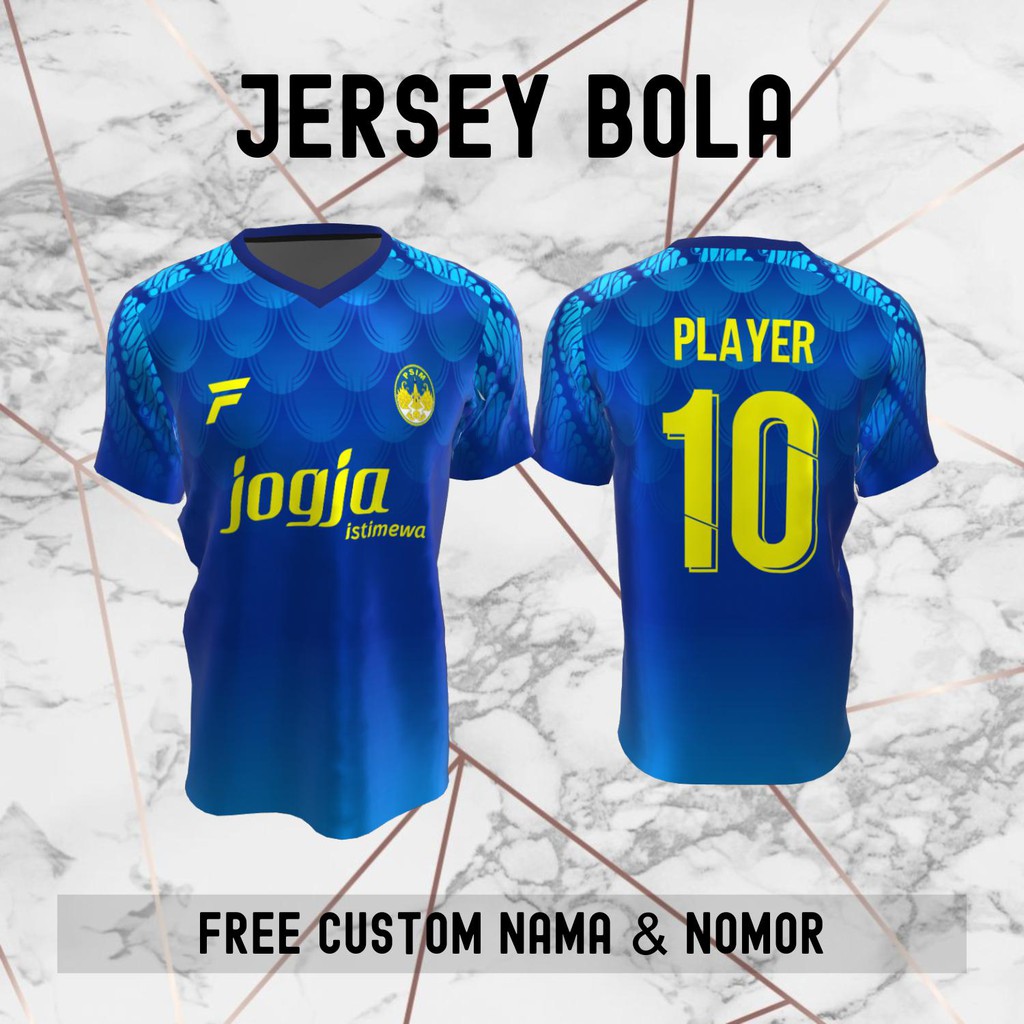 Jersey PSIM Jogja Klub Bola Baju Kaos Custom Nama dan Nomor Punggung - 235