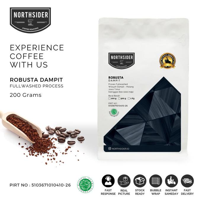 

paling diminati] BIJI KOPI FINE ROBUSTA DAMPIT - 200GR NORTHSIDER COFFEE