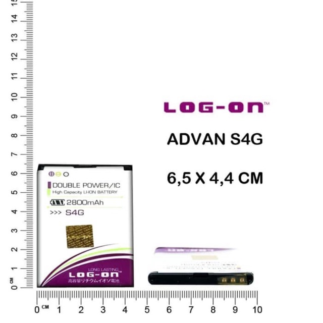 BATERAI LOG ON ADVAN S4G DOUBLE POWER DOUBLE IC